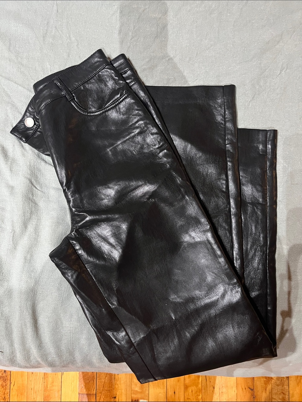 Wilfred faux leather pants